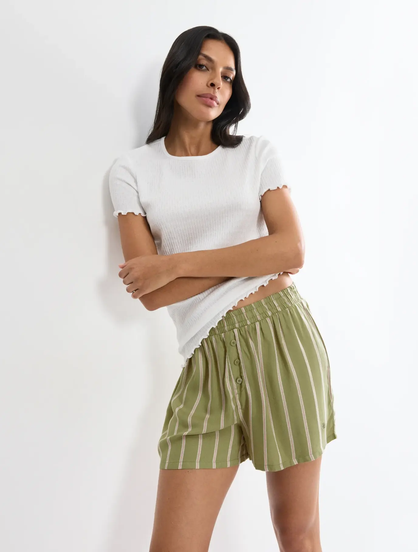 Triumph MIX & MATCH Shorts Παντελόνι πιτζάμας 10227195-Green/Πράσινο Triumph MIX & MATCH Shorts Παντελόνι πιτζάμας 10227195-Green/Πράσινο