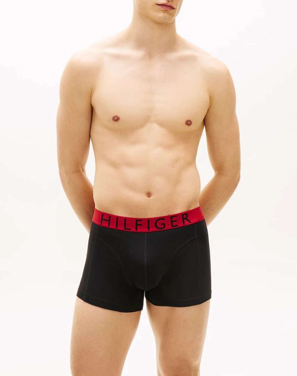 TOMMY HILFIGER JEANS 3P TRUNK WB UM0UM03886-RED/SILVER/BLACK