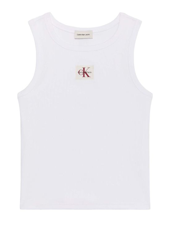 Calvin Klein Γυναικεία Μπλούζα Wvn Lbl 2X2 Cttn LV047C201G-Black/Μαύρο