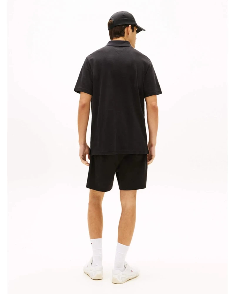 Tommy Hilfiger Tjm Reg Waffle Polo Ext Μπλούζα Polo DM0DM22703-BDS-Black/Μαύρο Tommy Hilfiger Tjm Reg Waffle Polo Ext Μπλούζα Polo DM0DM22703-BDS-Black/Μαύρο