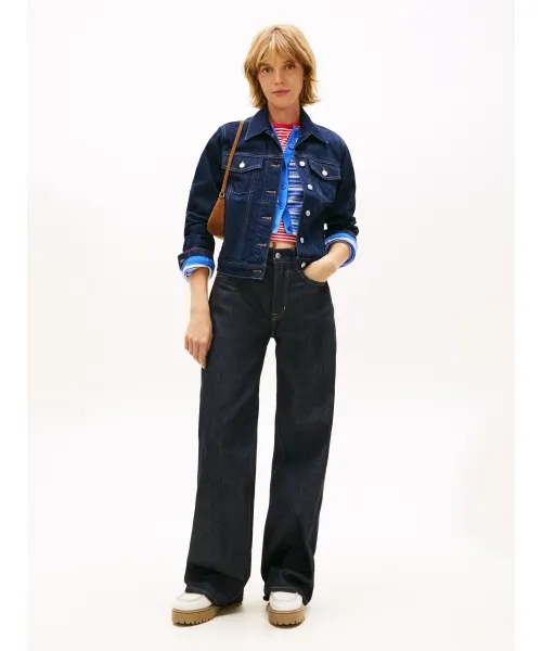 Tommy Jeans Μπουφάν jeans regular fit DW0DW22719-DI4156-Blue/Μπλέ Σκούρο