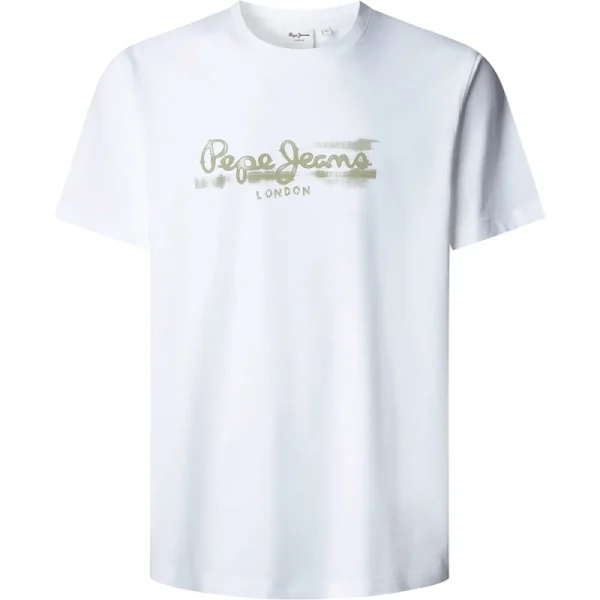 Pepe Jeans Ανδρικό T-shirt Seasonal Logo Fantasy 3 PM5010292-800-White/Λευκό