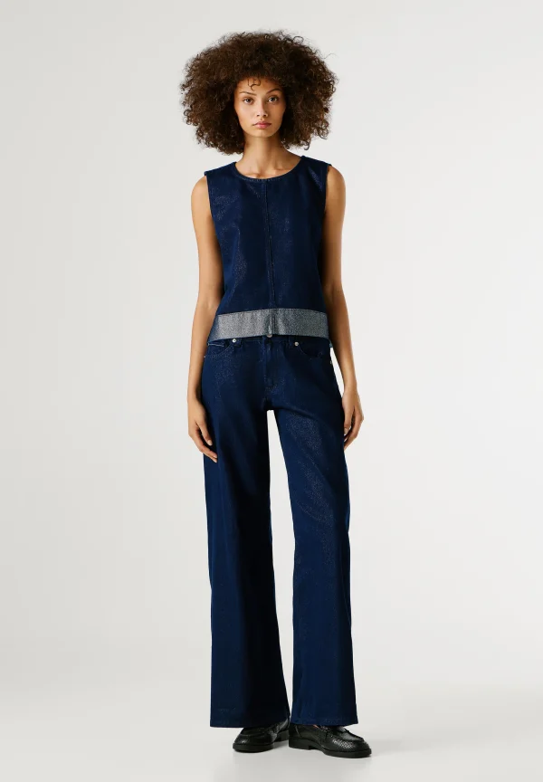 Pepe Jeans BOWIE SHINE Μπλούζα PJ0APPL305133-Denim/Τζίν