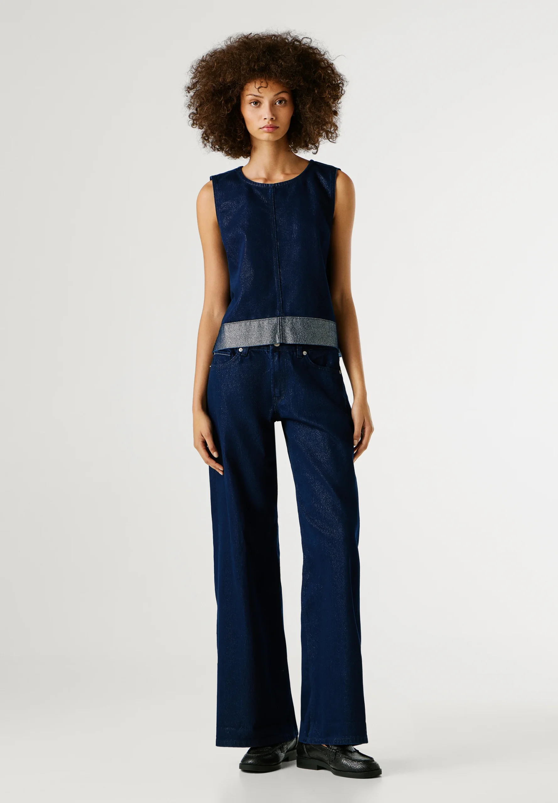 Pepe Jeans BOWIE SHINE Μπλούζα PJ0APPL305133-Denim/Τζίν Pepe Jeans BOWIE SHINE Μπλούζα PJ0APPL305133-Denim/Τζίν