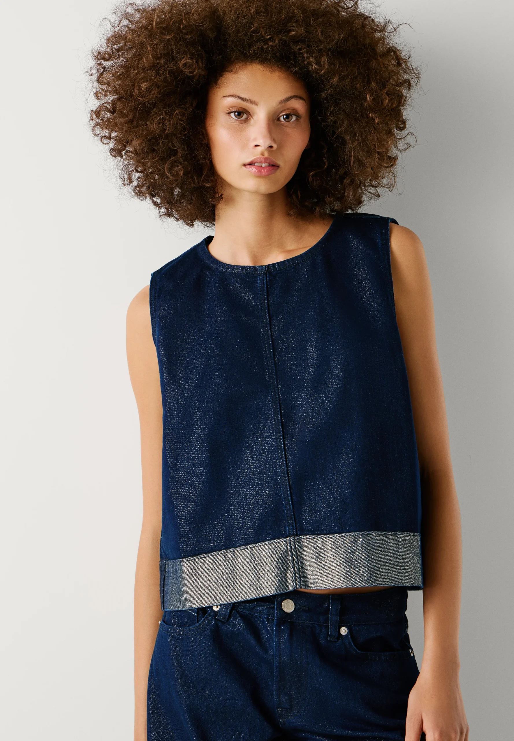 Pepe Jeans BOWIE SHINE Μπλούζα PJ0APPL305133-Denim/Τζίν Pepe Jeans BOWIE SHINE Μπλούζα PJ0APPL305133-Denim/Τζίν