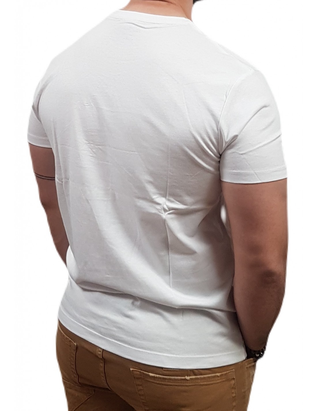 Pepe Jeans Original Basic 3 N Slim Μπλούζα μακό PM508212-800-White/Λευκό Pepe Jeans Original Basic 3 N Slim Μπλούζα μακό PM508212-800-White/Λευκό