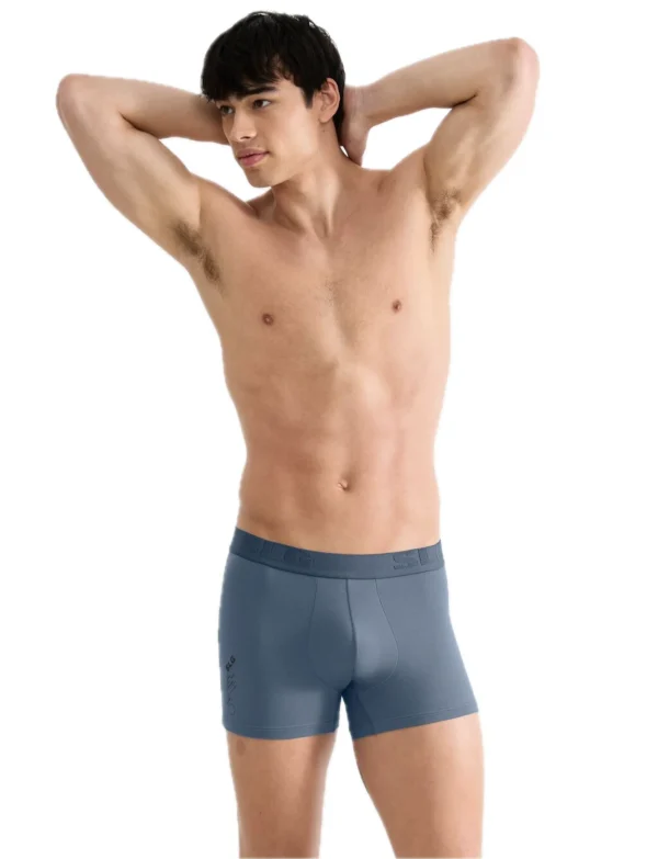 Sloggi Sloggi Men Base Soft Trunk C2P Boxer 2 τεμαχίων 10226681-Μπλέ Ράφ/Blue Raf