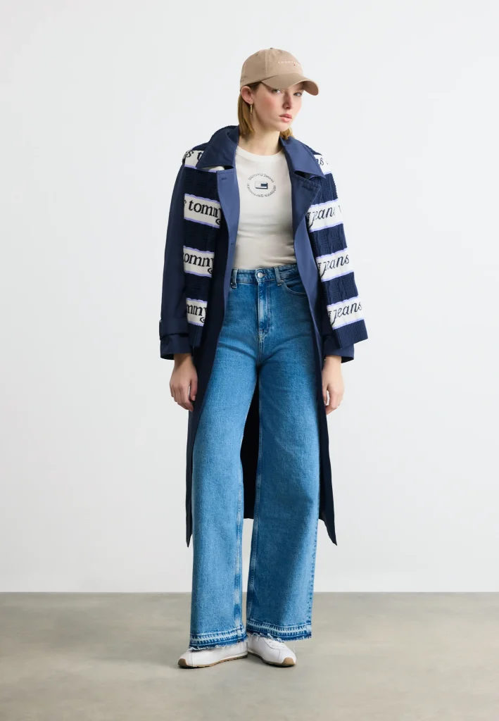 Tommy Jeans CLAIRE Wide leg DW0DW22641-Denim Medium/Μπλέ