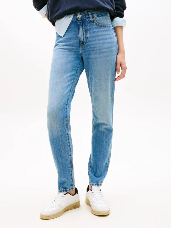 TOMMY JEANS Lucy Mr Slim-DW0DW22647- Bj5032-Denim/Μπλέ