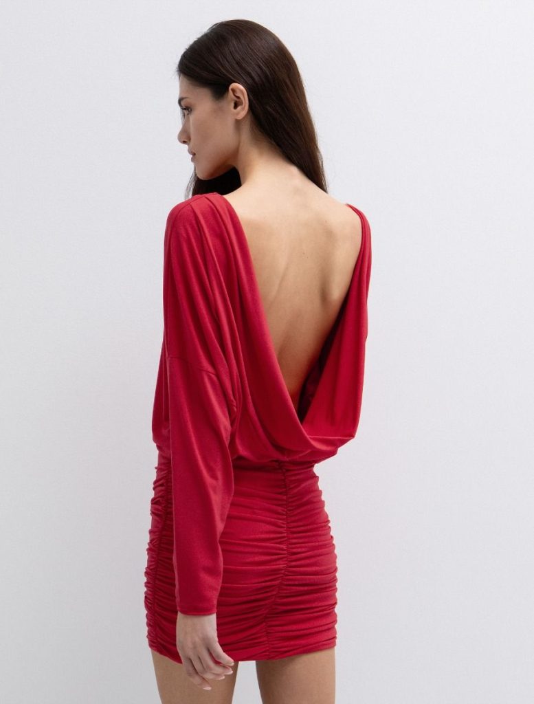 Toi&Moi Μίνι φόρεμα με ανοιχτή πλάτη 50-6891-126-Red/Κόκκινο