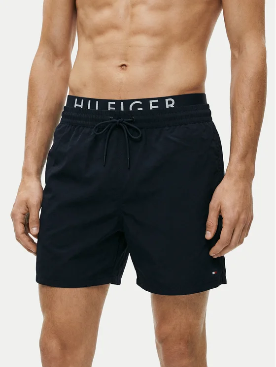 TOMMY HILFIGER MEDIUM DRAWSTRING DW ΜΑΓΙΟ UM0UM03749-DW5-DESERT SKY/Μπλέ Σκούρο