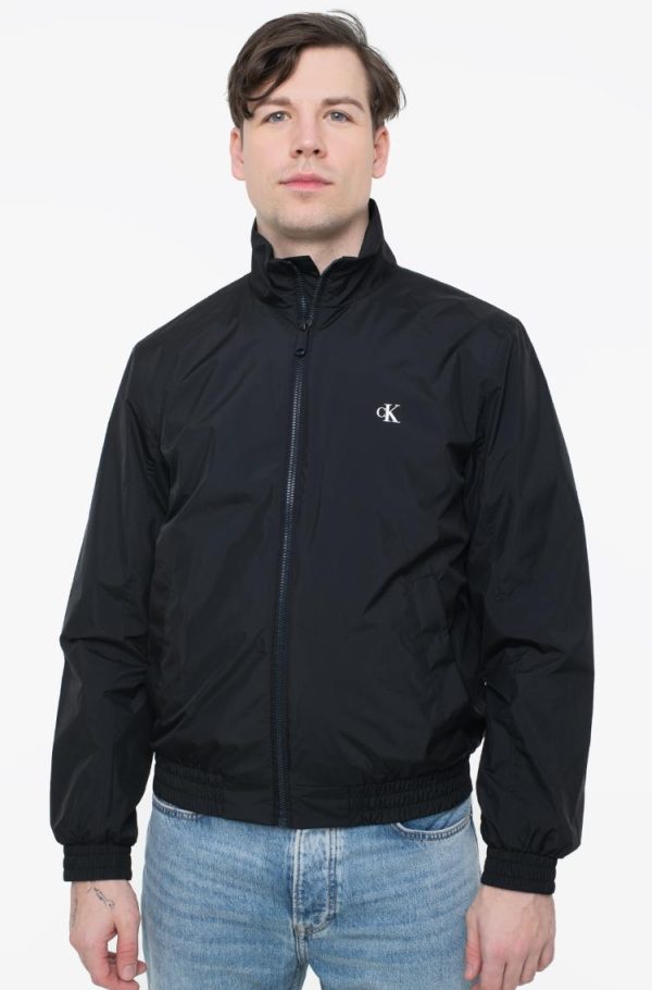 Calvin Klein Jeans PADDED HARRINGTON Ελαφρύ μπουφάν LV04RF520G-Black/Μαύρο