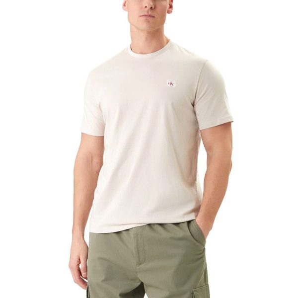 Calvin Klein BADGE 30S REGULAR FIT T-SHIRT MEN LV04RC272G-2JX-Beige/Μπέζ