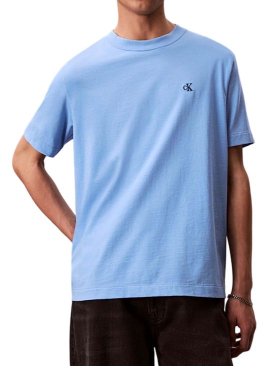 Calvin Klein Ανδρική Μπλούζα Ss Monogram 20S Easy Tee LV04RC275G-Ciel/Σιέλ