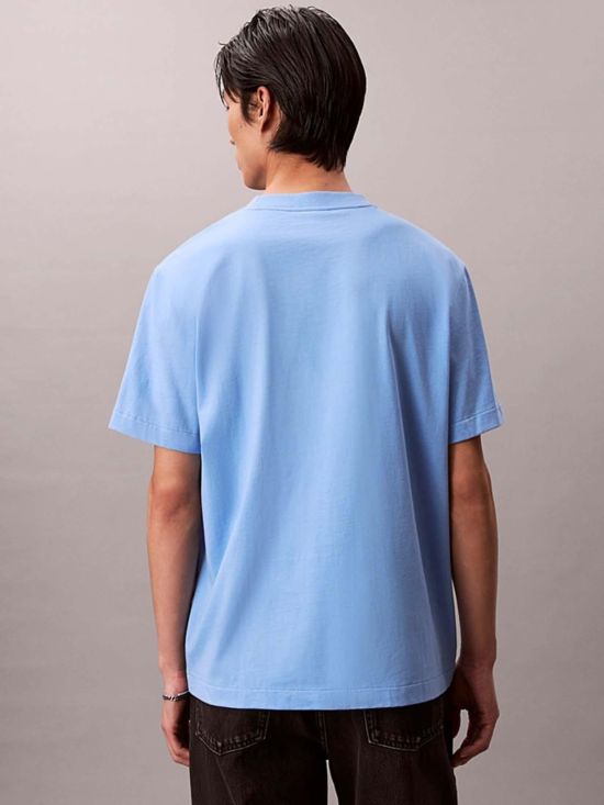 Calvin Klein Ανδρική Μπλούζα Ss Monogram 20S Easy Tee LV04RC275G-Ciel/Σιέλ