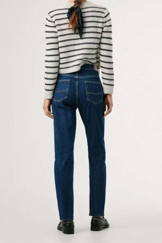 PEPE JEANS W B TAPERED HW VIOLET 30 JEANS PL20459185CB0-Blue/Μπλέ Σκούρο