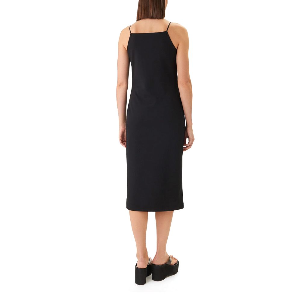Calvin klein INTERLOCK MONOGRAM CAMI MIDI DRESS WOMEN LV044F208G-Black/Μαύρο