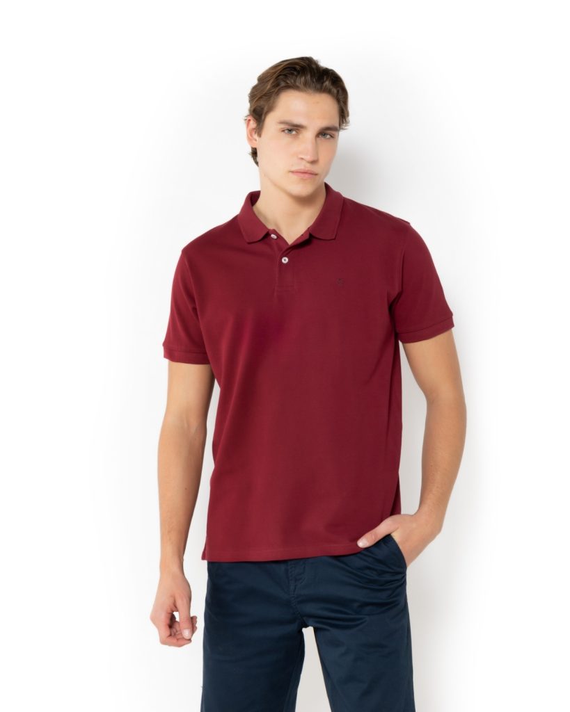 The Bostonians ΜΠΛΟΥΖΑ POLO PIQUE REGULAR FIT 3PS0001-B154BU-Bordeaux/Μπορντώ