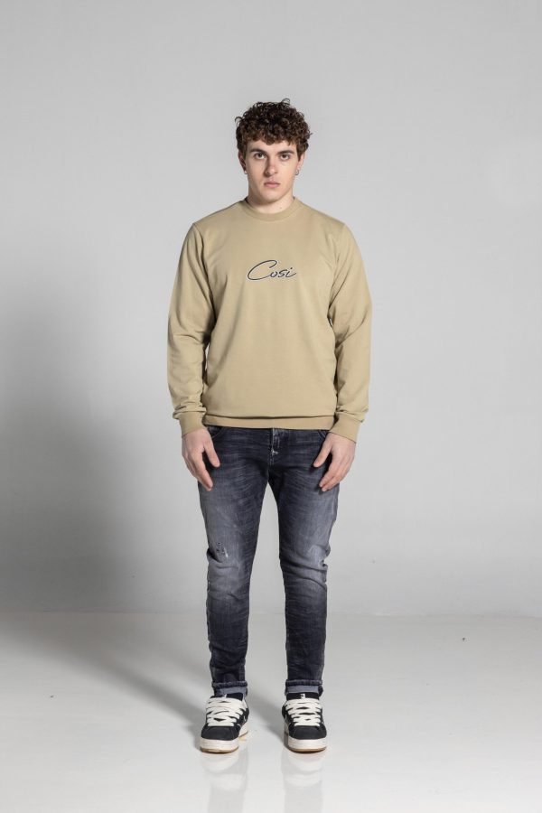 Cosi Jeans Σκούρο γκρι τζην με ιδιαίτερη COSI ετικέτa Maggio 6-Grey/Γκρί