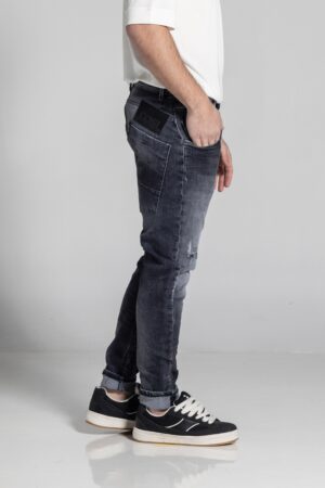 Cosi Jeans Σκούρο γκρι τζην με ιδιαίτερη COSI ετικέτa Maggio 6-Grey/Γκρί