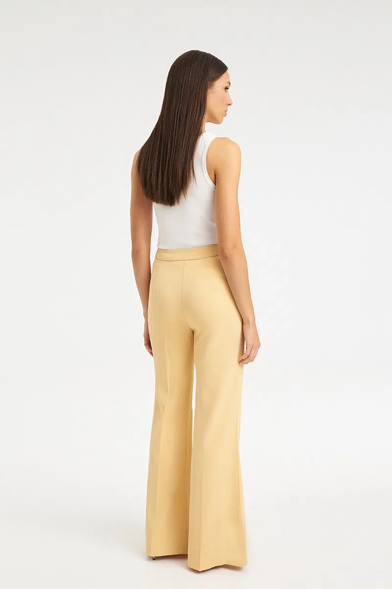 Mind Matter DALISA TROUSERS Tailored Παντελόνι με Νερβίρ MML26-01-03-002-YELLOW/Κίτρινο Mind Matter DALISA TROUSERS Tailored Παντελόνι με Νερβίρ MML26-01-03-002-YELLOW/Κίτρινο