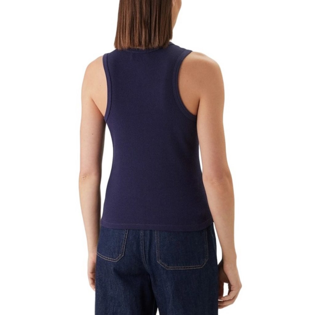 CALVIN KLEIN JEANS SL MONOGRAM PATCH WAFFLE RACER ΤΟΠ ΓΥΝΑΙΚΕΙΟ LV047F232G-DARK BLUE/Σκούρο Μπλέ