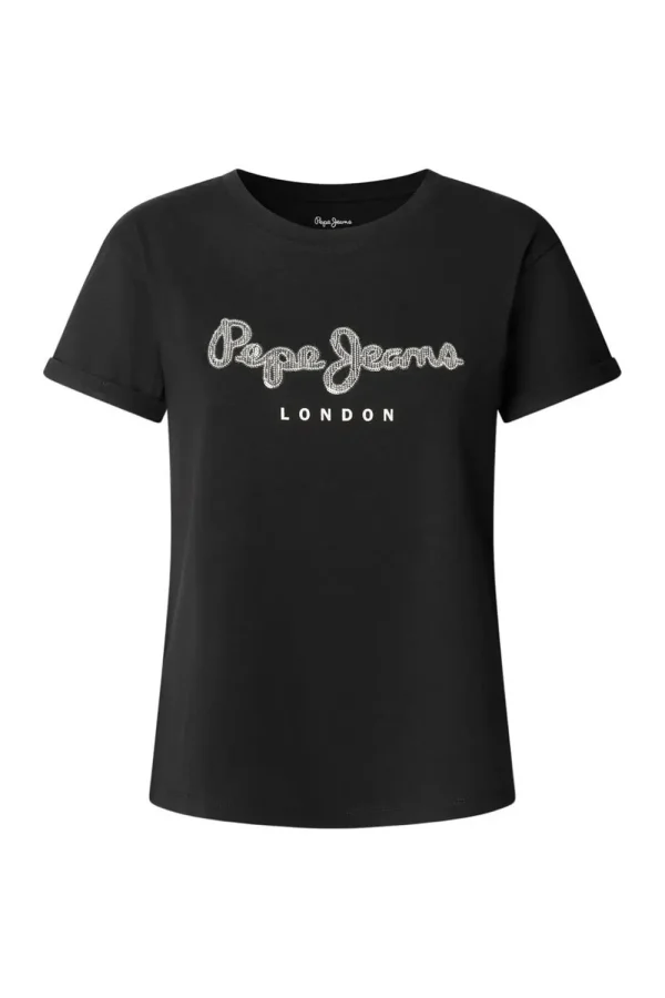 Pepe Jeans Γυναικεία Μπλούζα PEPE JEANS PL5000142-800-White/Λευκό