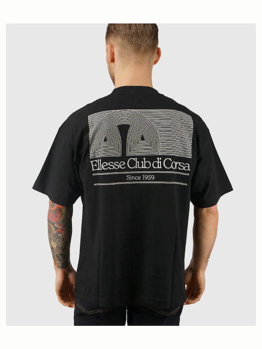 EllesseGraphics Club Di Corsa T-shirt  SHB23147-011-Black/Μαύρο
