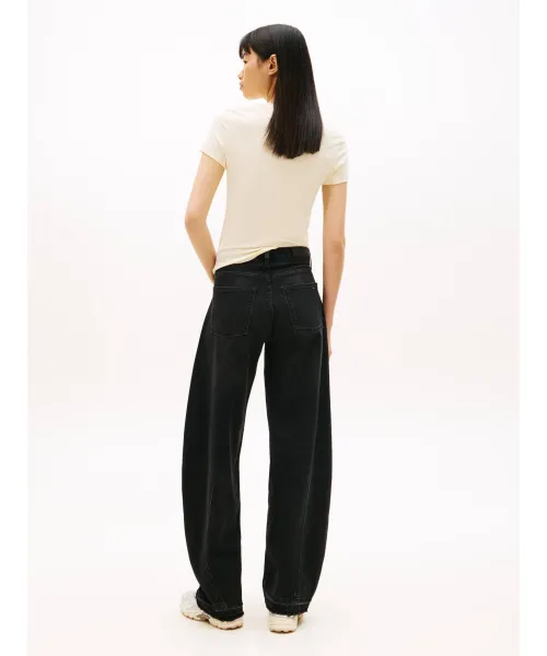 Tommy Jeans T-shirt Slim Fit DW0DW18398-White Clay/Μπέζ Tommy Jeans T-shirt Slim Fit DW0DW18398-White Clay/Μπέζ