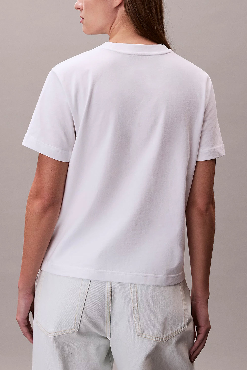 Calvin Klein T-Shirt Hero Ss Classic Monologo New LV047F829G-YAF-Bright White/Άσπρο Calvin Klein T-Shirt Hero Ss Classic Monologo New LV047F829G-YAF-Bright White/Άσπρο