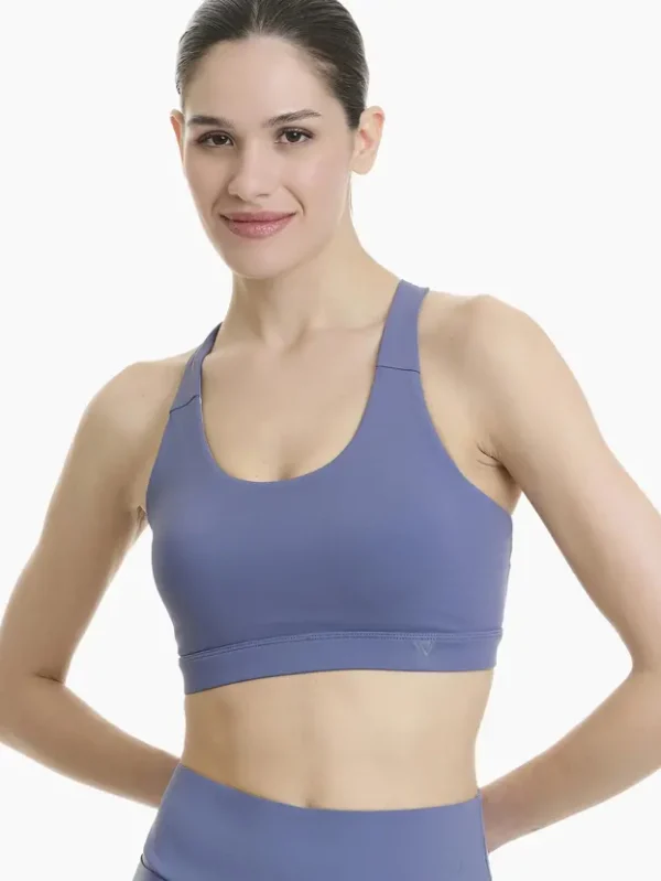 Walk Αθλητικό μπουστάκι με ανοιχτή πλάτη και αφαιρούμενα cups W952-3_07-Blue Raf/Μπλέ Ράφ