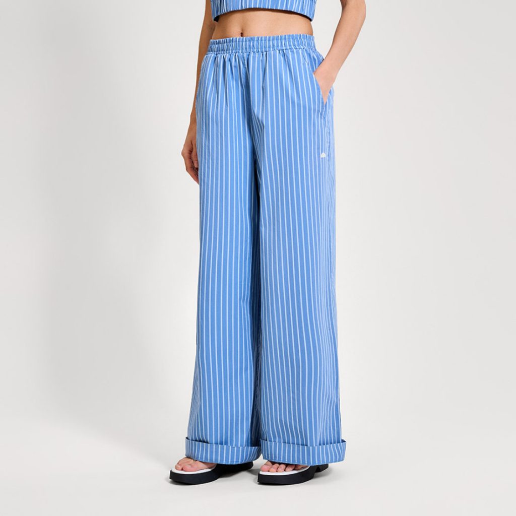 Ellesse Γυναικείο παντελόνι Resort Stripe Vernaza Trousers SGD23351-417-Striped Blue/Ριγέ Μπλέ