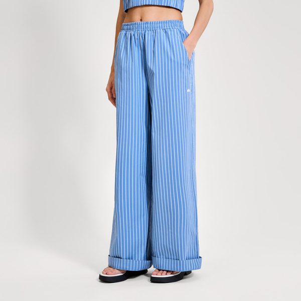 Ellesse Γυναικείο παντελόνι Resort Stripe Vernaza Trousers SGD23351-417-Striped Blue/Ριγέ Μπλέ