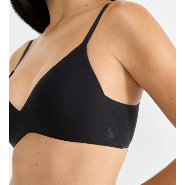 Sloggi Γυναικείο Σουτιέν Zero Feel Pure The Up Push Up 10226693-0004-Black/Μαύρο