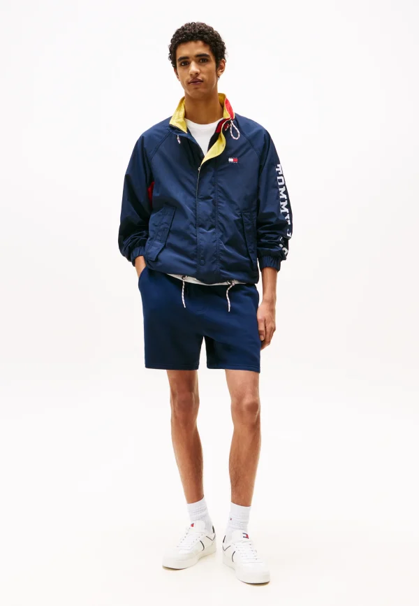 Tommy Jeans TOMMY FLAG DRAWSTRING SWEAT SHORTS Σορτς DM0DM2193-Dark Night Navy/Μπλέ Σκούρο