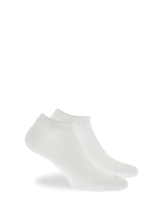 Walk Κοφτές κάλτσες από bamboo W324_01-White/Άσπρο