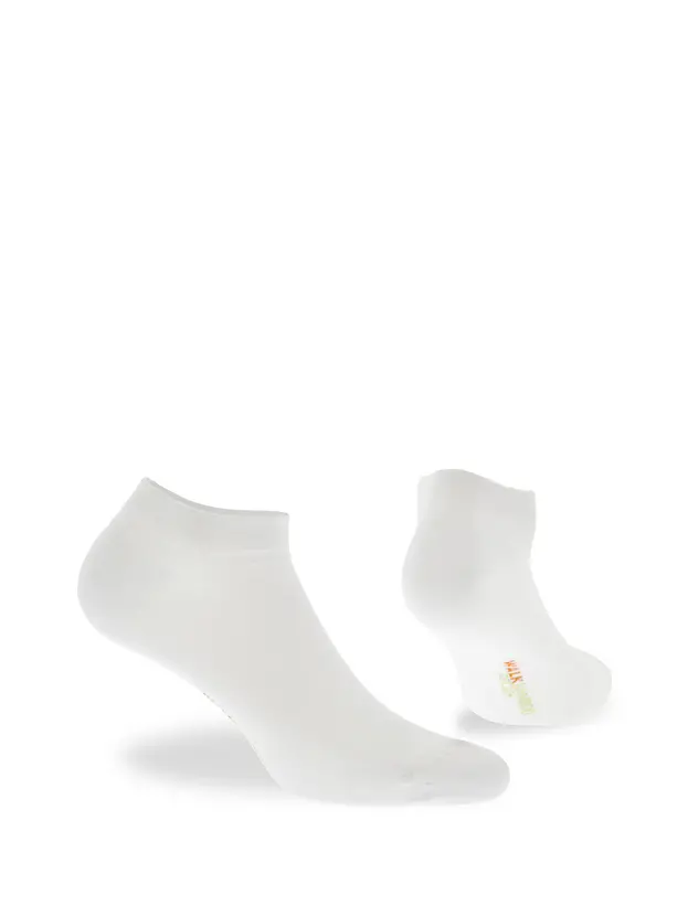 Walk Κοφτές κάλτσες από bamboo W324_01-White/Άσπρο