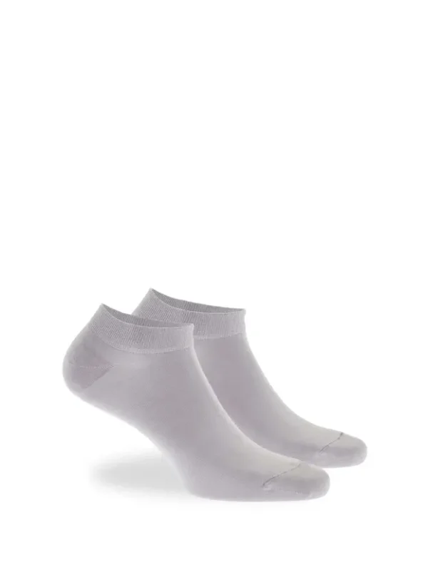 Walk Κοφτές κάλτσες από bamboo W324_15-Grey/Γκρί