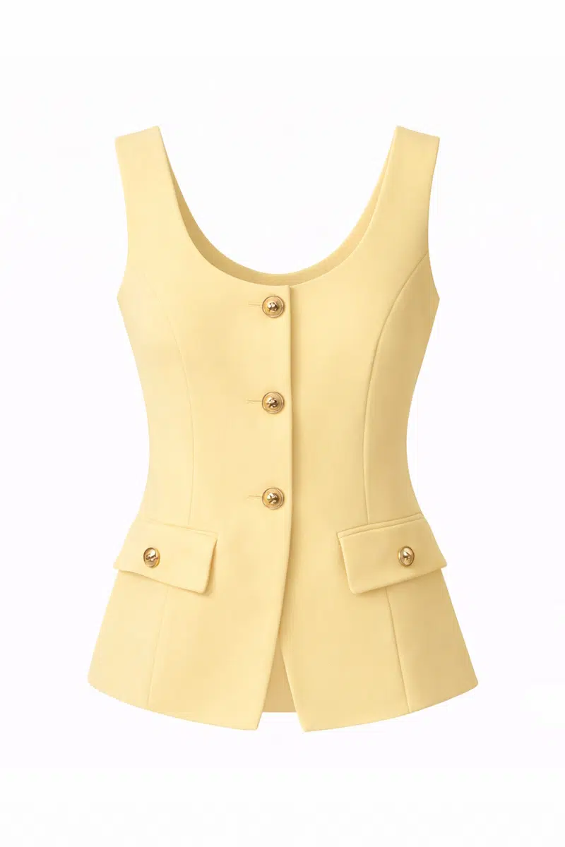 Mind Matter LOLIPOP TOP Κομψό Tailored Top MML26-01-01-001-YELLOW/Κίτρινο Mind Matter LOLIPOP TOP Κομψό Tailored Top MML26-01-01-001-YELLOW/Κίτρινο