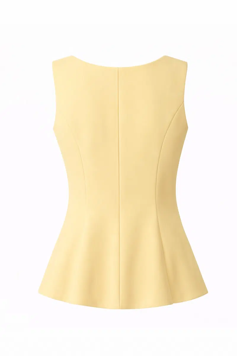 Mind Matter LOLIPOP TOP Κομψό Tailored Top MML26-01-01-001-YELLOW/Κίτρινο Mind Matter LOLIPOP TOP Κομψό Tailored Top MML26-01-01-001-YELLOW/Κίτρινο