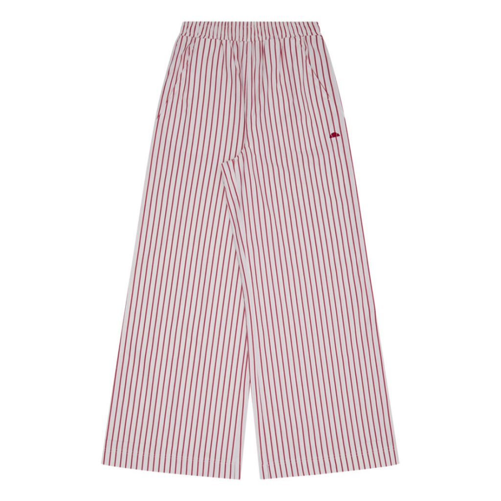 Ellesse Γυναικείο παντελόνι Resort Stripe Vernaza Trousers SGD23351-800-Striped Red/Ριγέ Κόκκινο