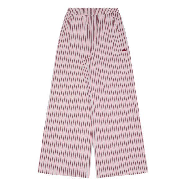Ellesse Γυναικείο παντελόνι Resort Stripe Vernaza Trousers SGD23351-800-Striped Red/Ριγέ Κόκκινο