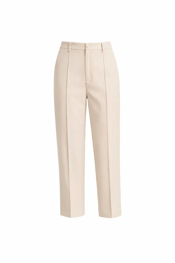 Mind Matter EDEM TROUSERS Tailored Παντελόνι 7/8 EDEM TROUSERS MML26-01-03-008-SAND/Άμμος
