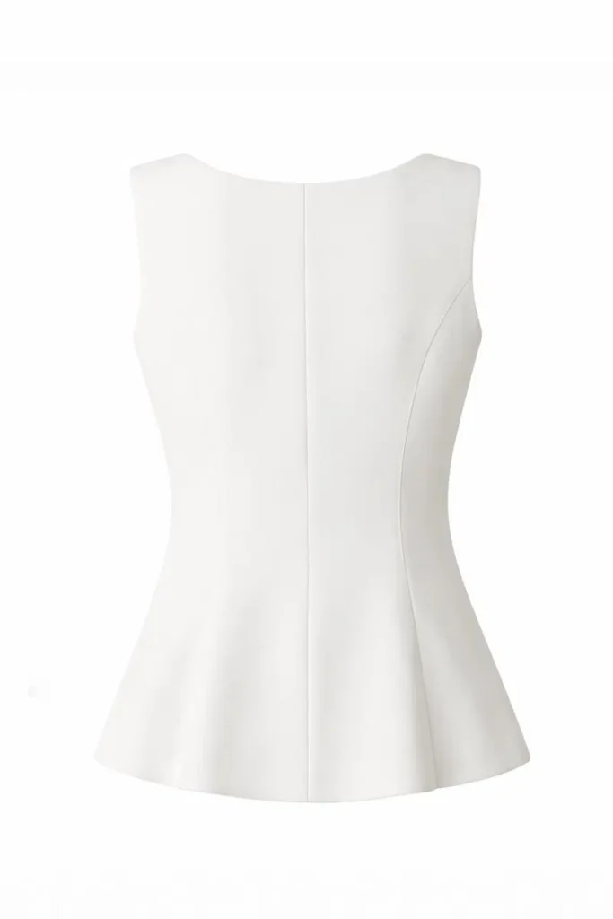 Mind Matter LOLIPOP TOP Κομψό Tailored Top MML26-01-01-001-WHITE/Λευκό