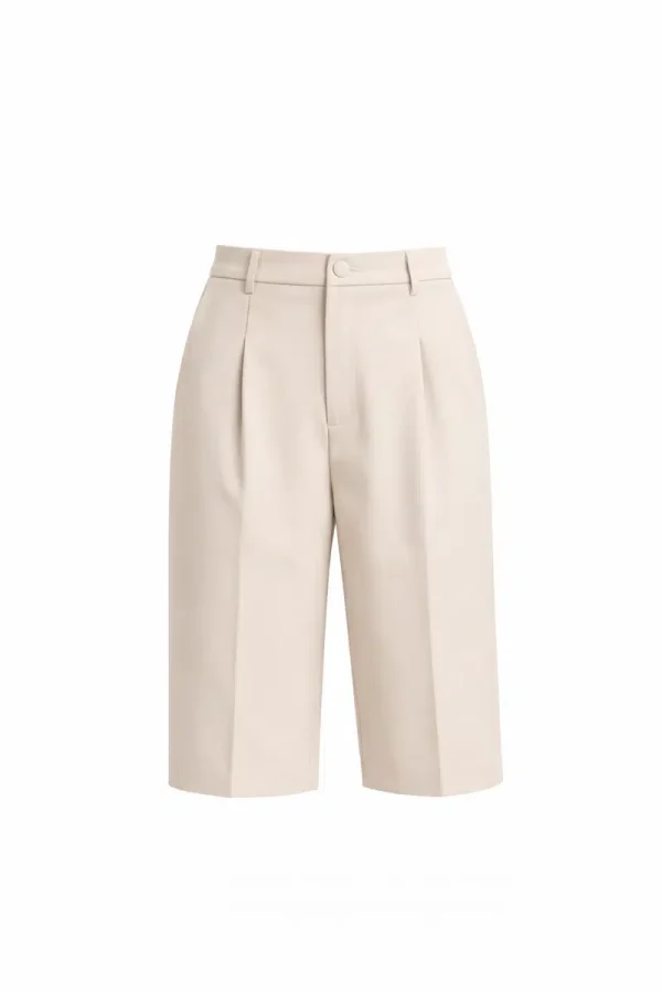 Mind Matter TATIANA BERMUDA Tailored Ψηλόμεση Βερμούδα MML26-01-03-010-SAND/Άμμος