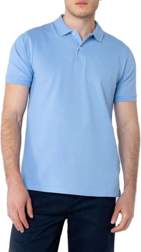 The Bostonians Ανδρική Μπλούζα Polo Κοντομάνικη 3PS0001-176-Light Blue/Γαλάζιο