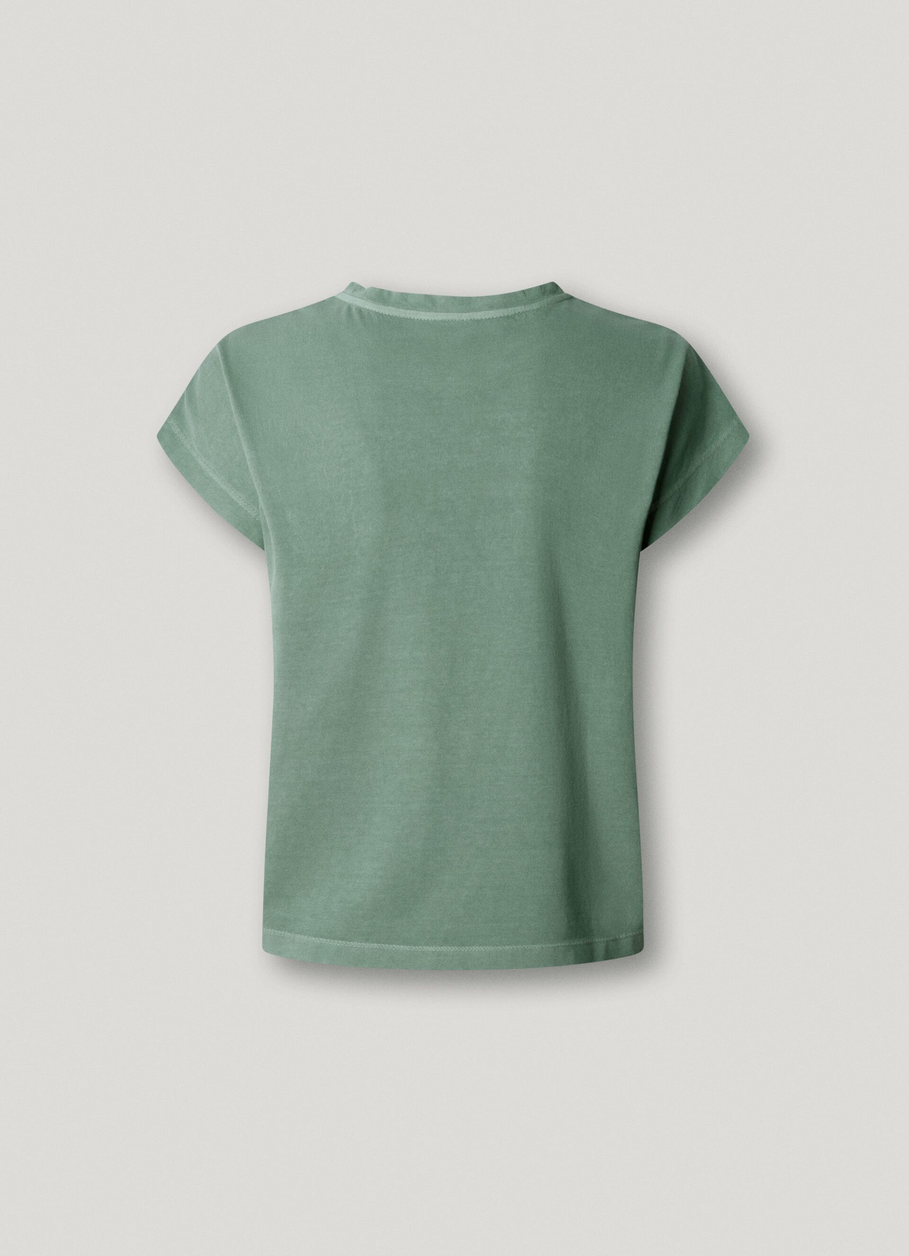 Pepe Jeans Mπλουζάκι Με Ανοιχτόχρωμες Φλοράλ Λεπτομέρειες PL5000137-610-Green/Πράσινο Pepe Jeans Mπλουζάκι Με Ανοιχτόχρωμες Φλοράλ Λεπτομέρειες PL5000137-610-Green/Πράσινο