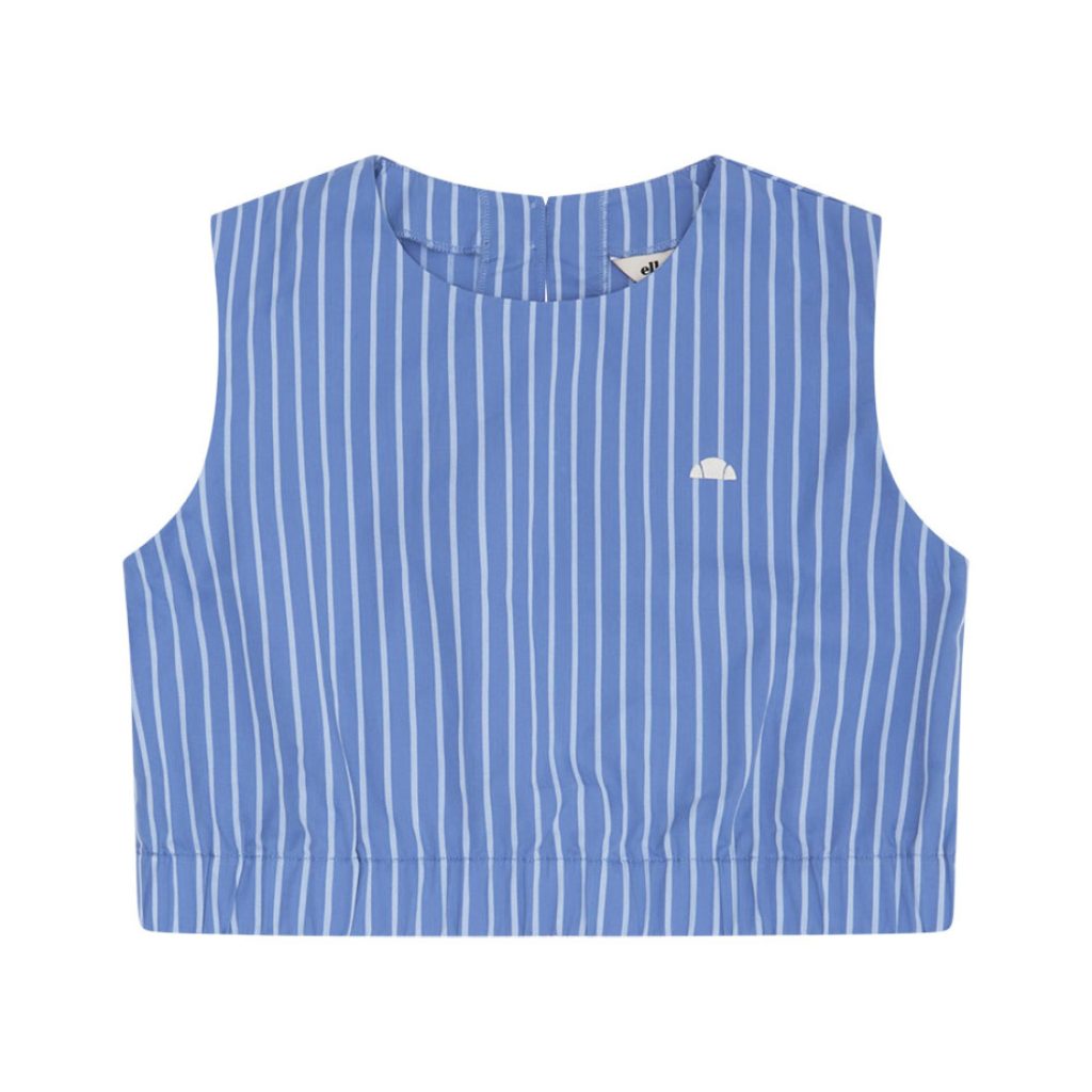 Ellesse Γυναικεία αμάνικη μπλούζα Resort Stripe Sarzana Top SGD23350-417-Striped Blue/Ριγέ Μπλέ