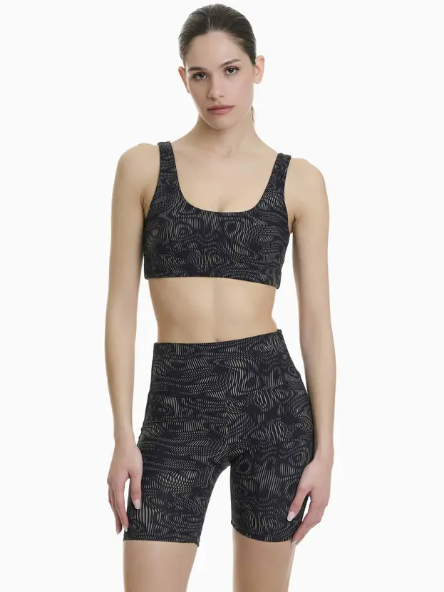 Walk Rib ποδηλατικό κολάν high-support με τύπωμα W916-2-MULTICOLOUR/Εμπριμέ