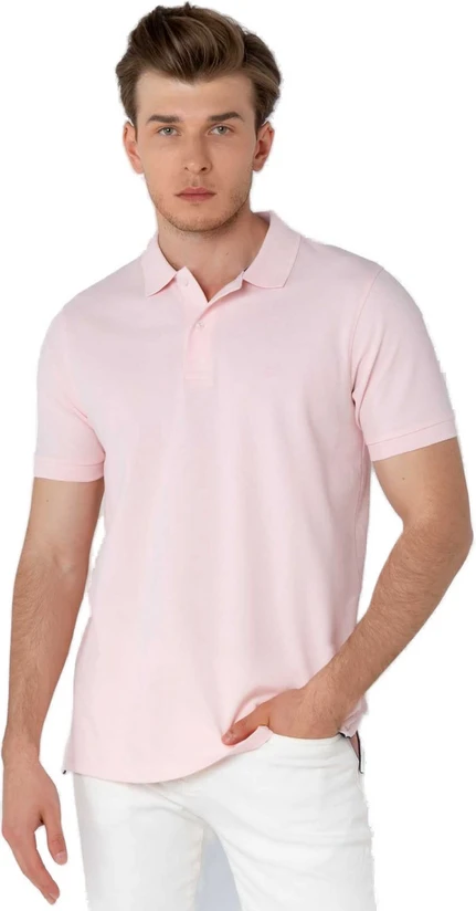 The Bostonians Ανδρική Μπλούζα Polo Κοντομάνικη 3PS0001-028-Pink/Pόζ